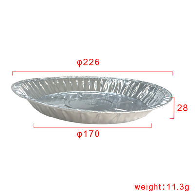 Plateau de conserve en papier d'aluminium destiné à la restauration pour les plats jetables en papier d'étain et le stockage des aliments