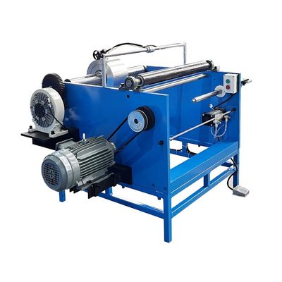 350 kg Relèveuse à rouleaux de film d'étirement manuelle à broche unique Machine de découpe et de remontage de feuille d'aluminium