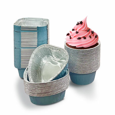 Boîte d'emballage alimentaire en papier d'aluminium de petite taille, plateau pour le contrôle des portions et la fraîcheur