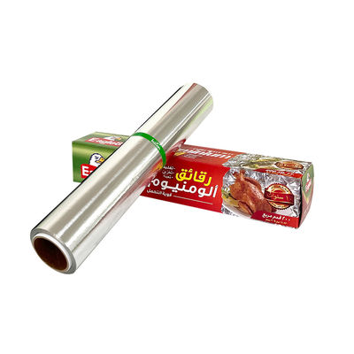 Ruloir de feuille d'aluminium de 5 à 300 m pour ménage de qualité alimentaire avec boîte de couleur personnalisée