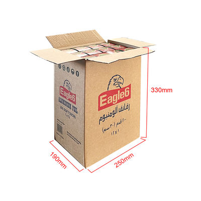 Ruloir de feuille d'aluminium de 5 à 300 m pour ménage de qualité alimentaire avec boîte de couleur personnalisée