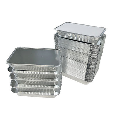 Solution pratique d'emballage alimentaire Boîte en aluminium jetable pour poulet à emporter au barbecue