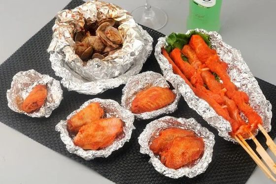 Emballages alimentaires recyclables en rouleau de papier d'aluminium pour traitement composite de cuisine