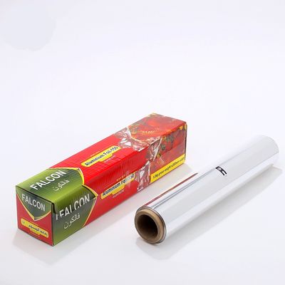 Emballages alimentaires en rouleau d'aluminium ménager jetable avec processus de moulage de pâte