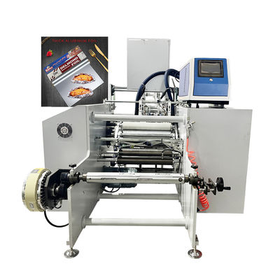 Machine automatique de retouche à découpe de feuille d'aluminium pour rouleau de papier de boulangerie et rouleau de feuille de PVC