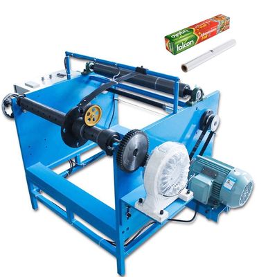 Rewinders manuels de matériaux d'emballage en bois pour la machine à papier d'aluminium ménager