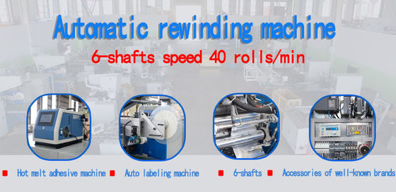 Machine automatique de remontage de feuille d'aluminium de 2500 kg avec système de contrôle PLC Siemens